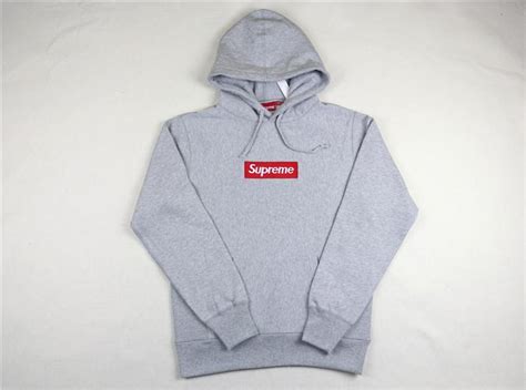 supreme box logo felpa